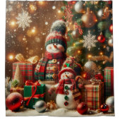 Rideau de douche des gens de neige (Devant)