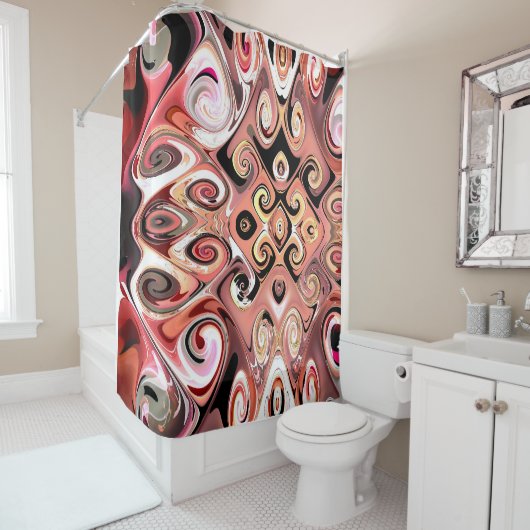 Rideau de douche design (En situation)