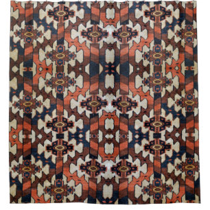 rideau de douche design de tapis oriental