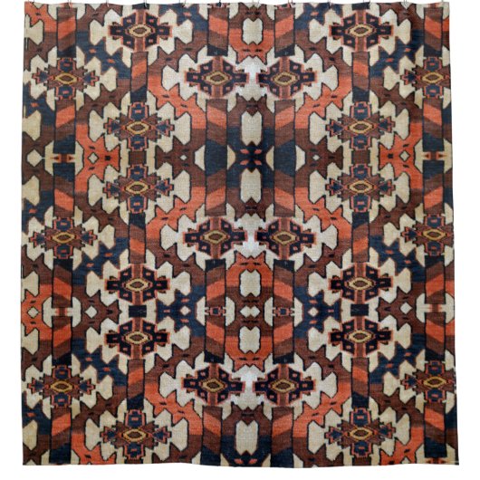 rideau de douche design de tapis oriental (Devant)