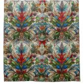 Rideau de douche design en verre tendu (Devant)