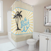 Rideau de douche - Design N°4 The Beach (En situation)