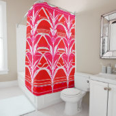 Rideau de douche design numérique coloré - Perfect (En situation)