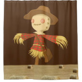 Rideau de douche d'Halloween, Épouvantail (Devant)
