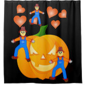 Rideau de douche d'Halloween, Épouvantail (Devant)