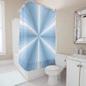 Rideau de douche d'illusion hivernale (En situation)