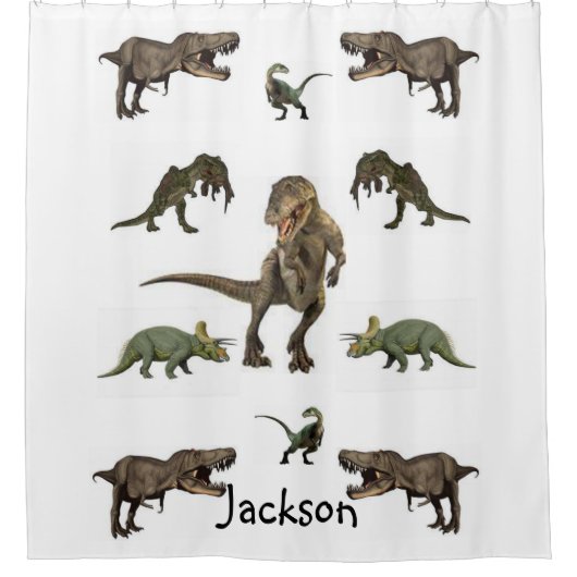 Rideau de douche Dinsoaur (Devant)