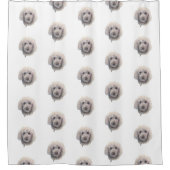 Rideau de douche Doodle Doré (Devant)