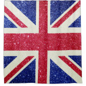 Rideau de douche drapeau britannique - Design brit (Devant)