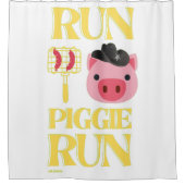 rideau de douche drôle "COUN PIGGIE" (Devant)