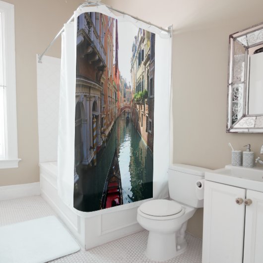 rideau de douche du canal de Venise (En situation)
