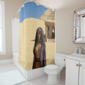 Rideau de douche du désert (En situation)