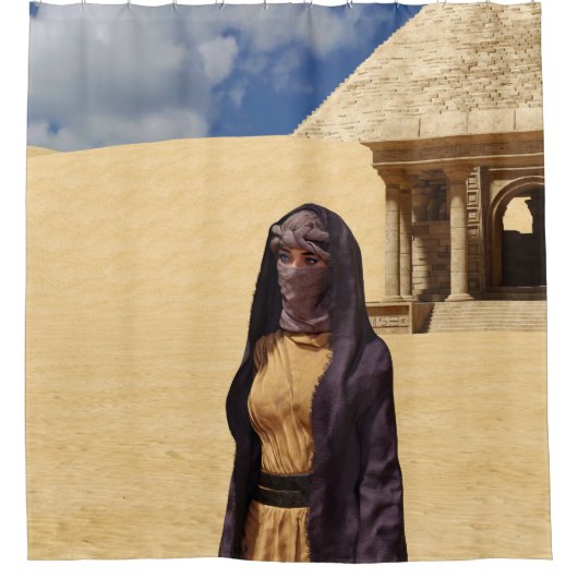 Rideau de douche du désert (Devant)