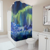 Rideau de douche du glacier de l'Alaska (En situation)