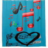 Rideau de douche du musicien (Devant)