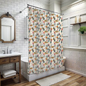 Rideau de douche du pavillon de ski de Noël