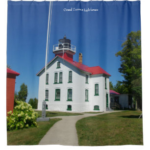 rideau de douche du phare de Grand Traverse