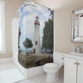 Rideau de douche du phare de Marblehead (En situation)