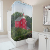 rideau de douche du phare Marquette Harbour (En situation)