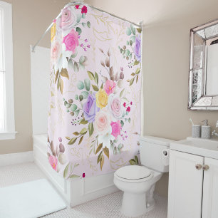 Rideau de douche du printemps