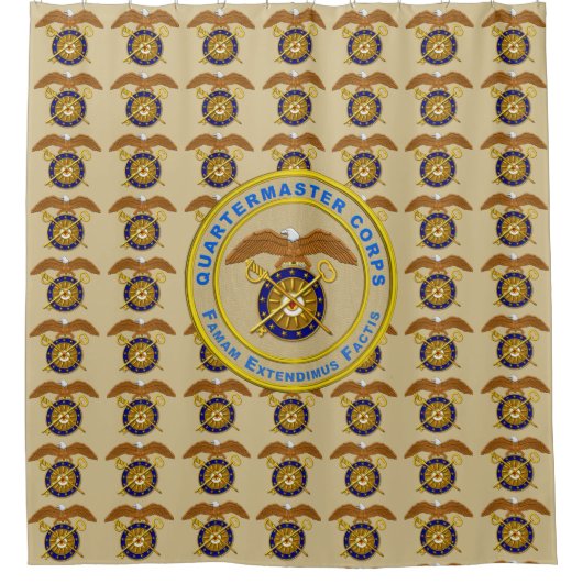 Rideau de douche du Quartermaster Corps (Devant)
