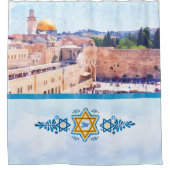 Rideau de douche du Temple Mount mur oriental Jéru (Devant)