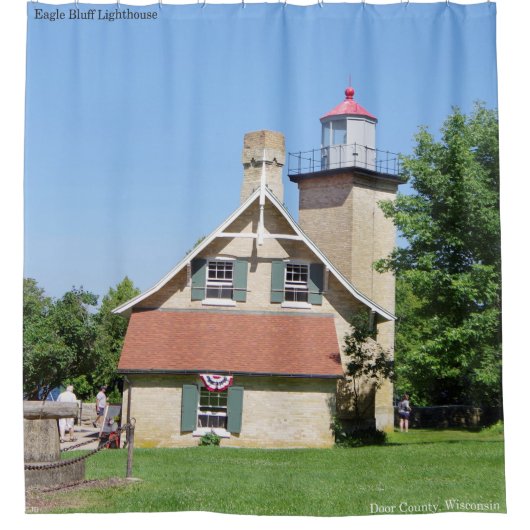 rideau de douche Eagle Bluff Lighthouse (Devant)