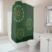 Rideau de douche Earth Mandala (En situation)