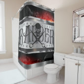 rideau de douche en barbre (En situation)