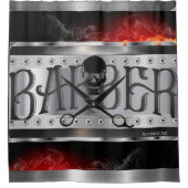 rideau de douche en barbre (Devant)