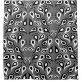 rideau de douche en cachemire gris (Devant)