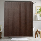 Rideau de douche en cuir Brown