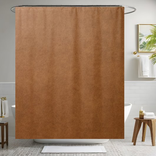 Rideau de douche en cuir Brown clair