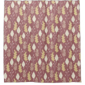 Rideau de douche en feuillage d'automne (Devant)