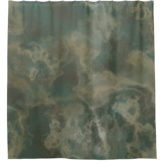 Rideau de douche en marbre vert (Devant)