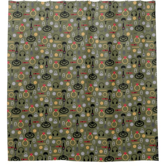 Rideau de douche en métal (Devant)