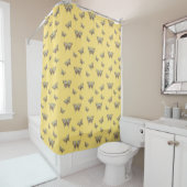 Rideau de douche en nacelle Aztec (En situation)