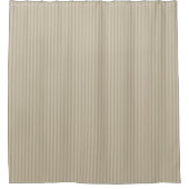 Rideau de douche en rayures beige (Devant)