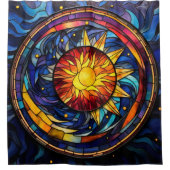 Rideau de douche en verre céleste (Devant)