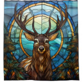Rideau de douche en verre de cerf (Devant)