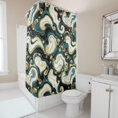 Rideau de douche en verre Hollywood - Luxe et tend (En situation)