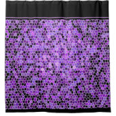 Rideau de douche en verre teinté violet (Devant)