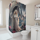 rideau de douche "Ethereal Bond". (En situation)