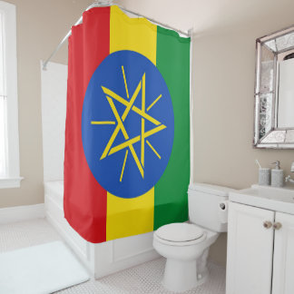 Rideau de douche Ethiopian flag