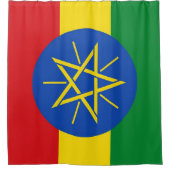 Rideau de douche Ethiopian flag (Devant)
