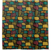 Rideau de douche ethnique africain (Devant)