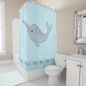 Rideau de douche étroit (En situation)