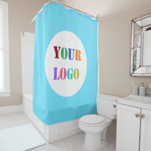 Rideau de Douche Exemple Enseigne avec le Logo de