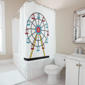 Rideau de douche Ferris Wheel (En situation)