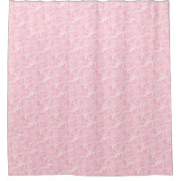 Rideau de douche Feuille rose
